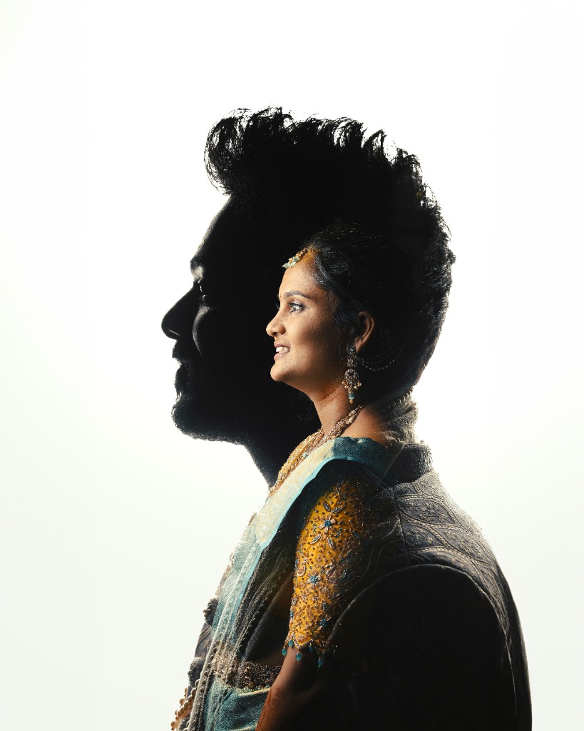 Cinematic wedding silhouette photography in Hyderabad by Colors Production